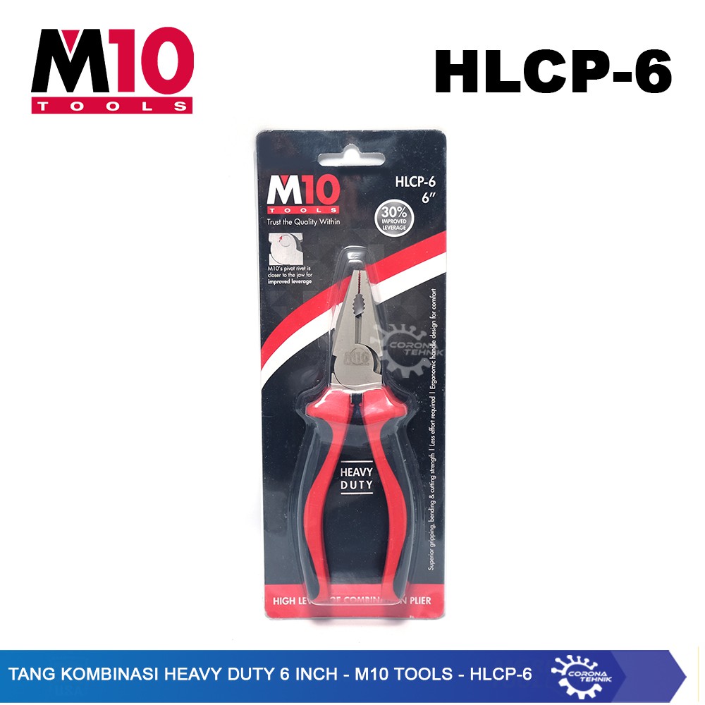 HLCP-6 - Tang Kombinasi Heavy Duty 6 Inch - M10 Tools