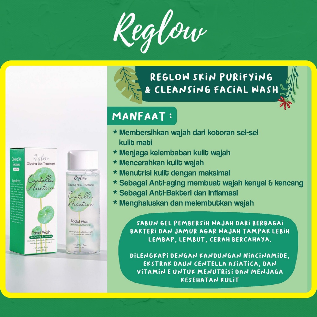 Facial Wash Reglow Perawatan Kecantikan Wajah Skin Purifying & Cleansing-3