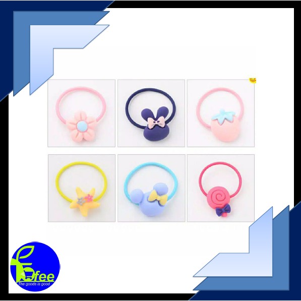 [IMPORT] - Ikat Karet Rambut Anak Lucu/BTS/BT21