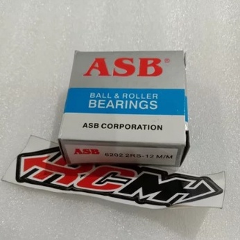 LAKER LAHER BEARING 6202 2RS 12MM 12 MM ASB SPESIAL SPECIAL DIAMETER 12MM