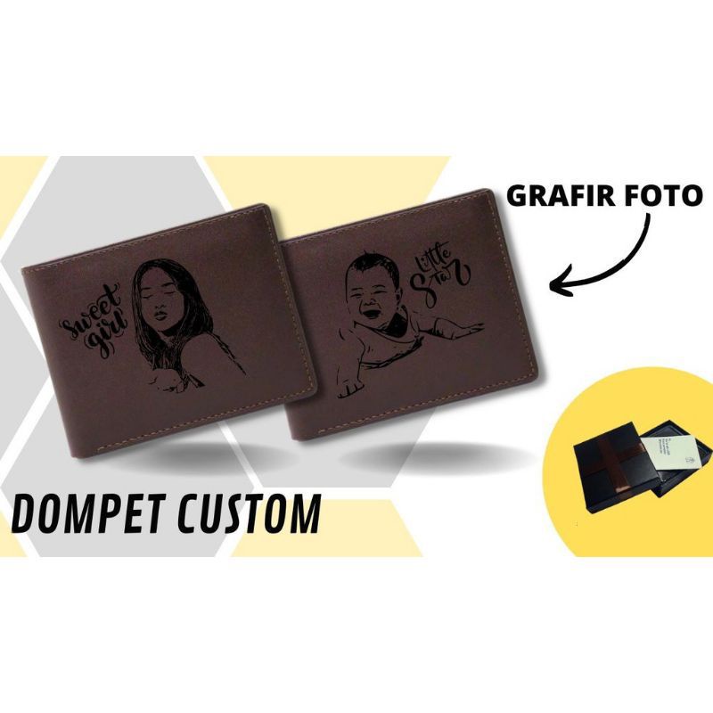 DOMPET PRIA KULIT ASLI AZURE WALLET - GRATIS UKIR NAMA