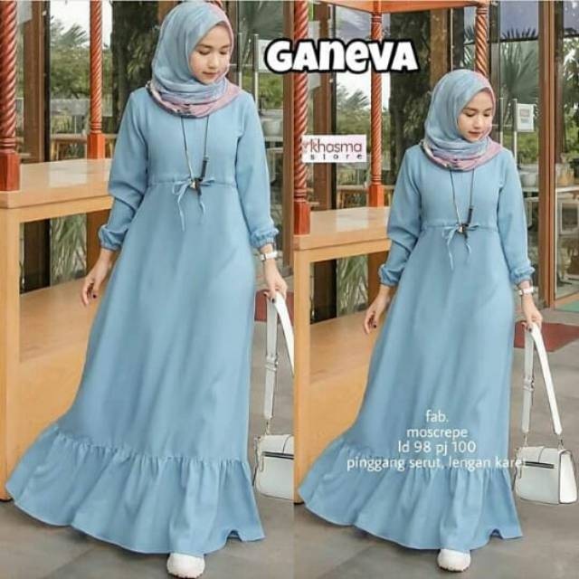 Dress muslim shopee