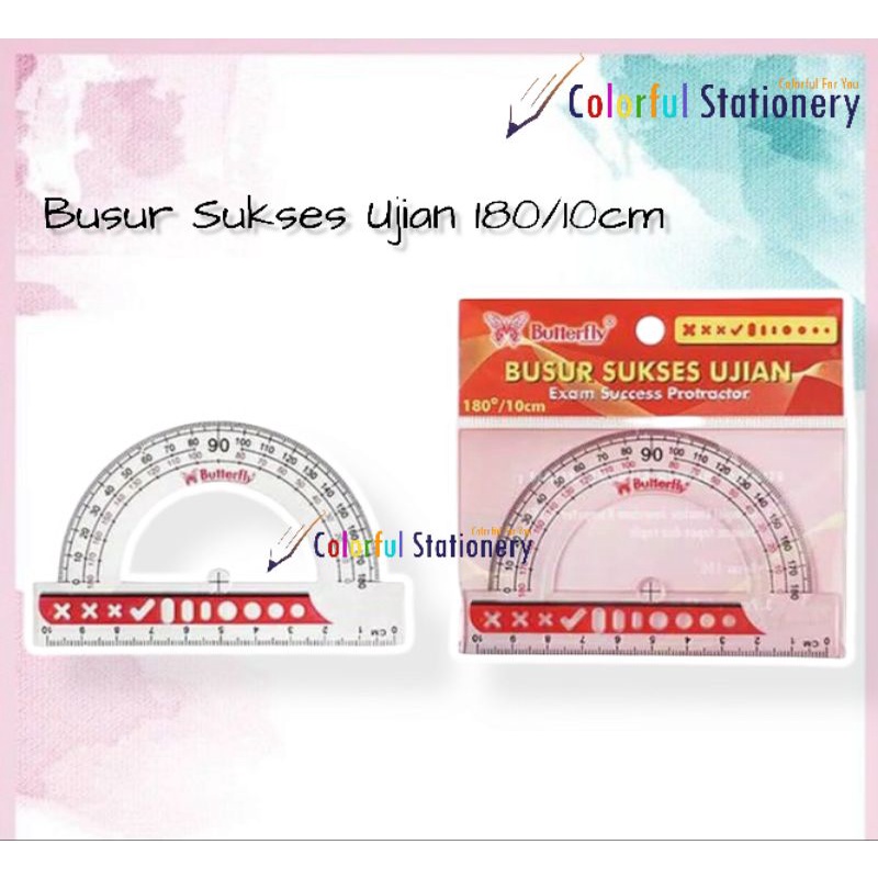 

Busur Derajat Butterfly Sukses Ujian 10 cm