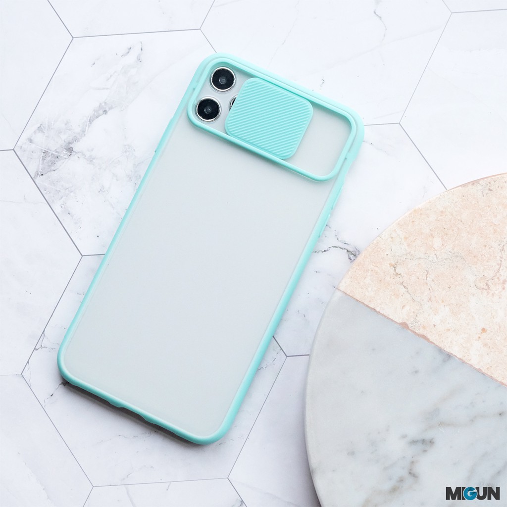 Camera Slide Protection Case - full camera protect for iPhone 6 7 8 7+ 8+ X Xs XR XsMAX 11 PRO MAX-CS. MINTY