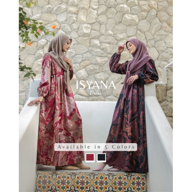 Isyana dress by Jasmine, gamis isyana