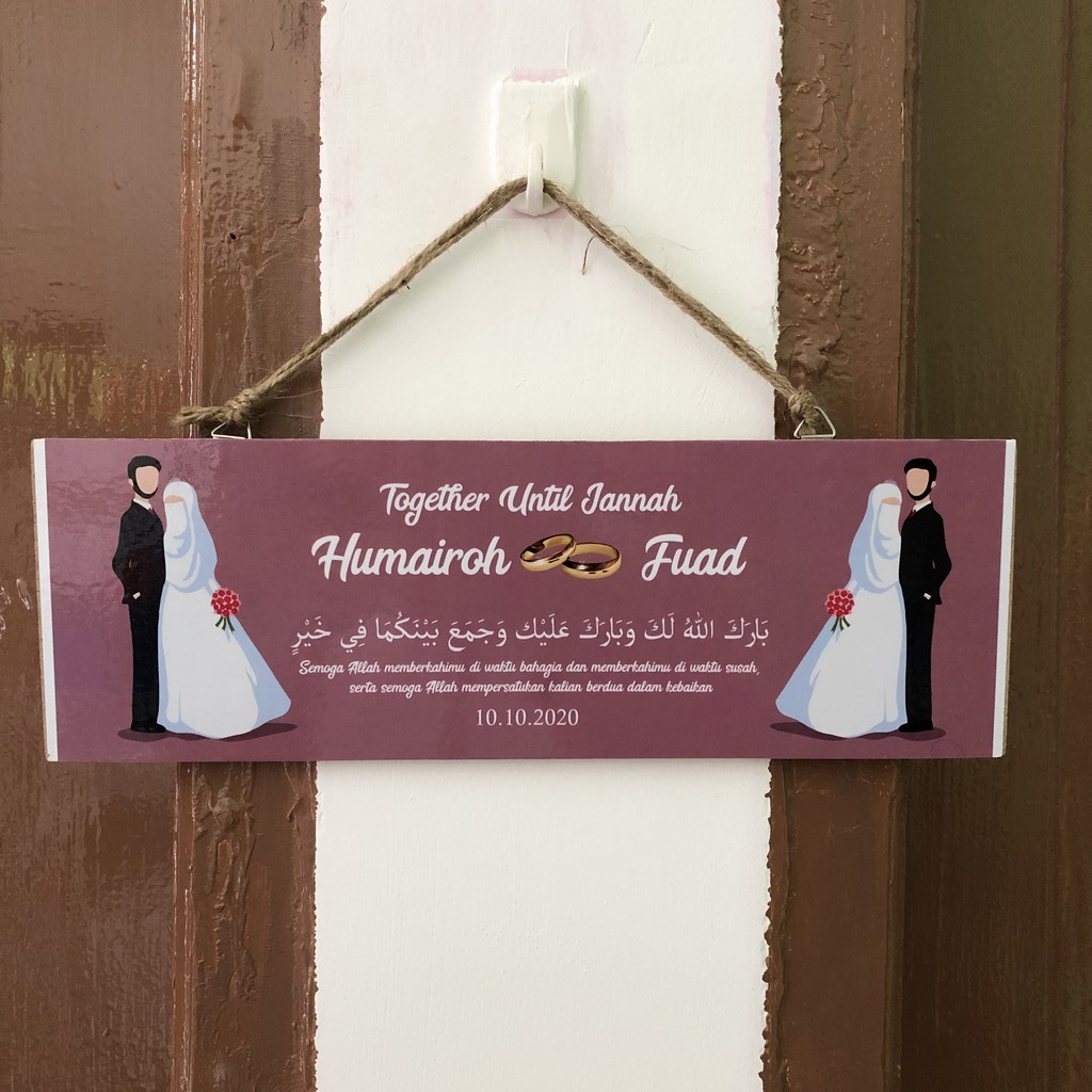 

Papan Custom Ukuran 30x10cm