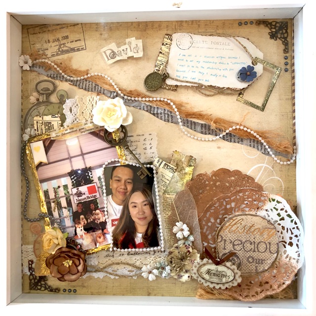 

Scrapbook 30 x 30 cm Vintage Birthday