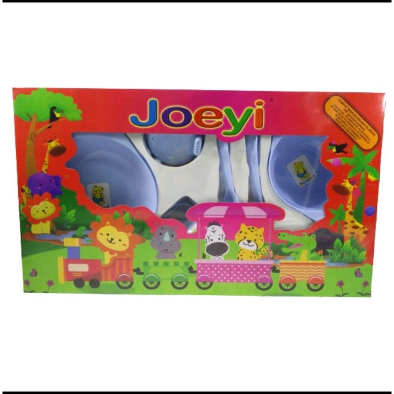 Feeding Set Joeyi Ukuran BESAR | Set Alat Makan Bayi | Kado Lahiran Bayi