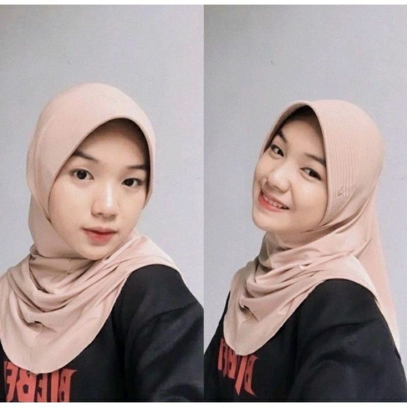 Jilbab Hijab Kerudung Bergo Instan Daily Pet Hamidah Jersey Antem Terbaru Murah