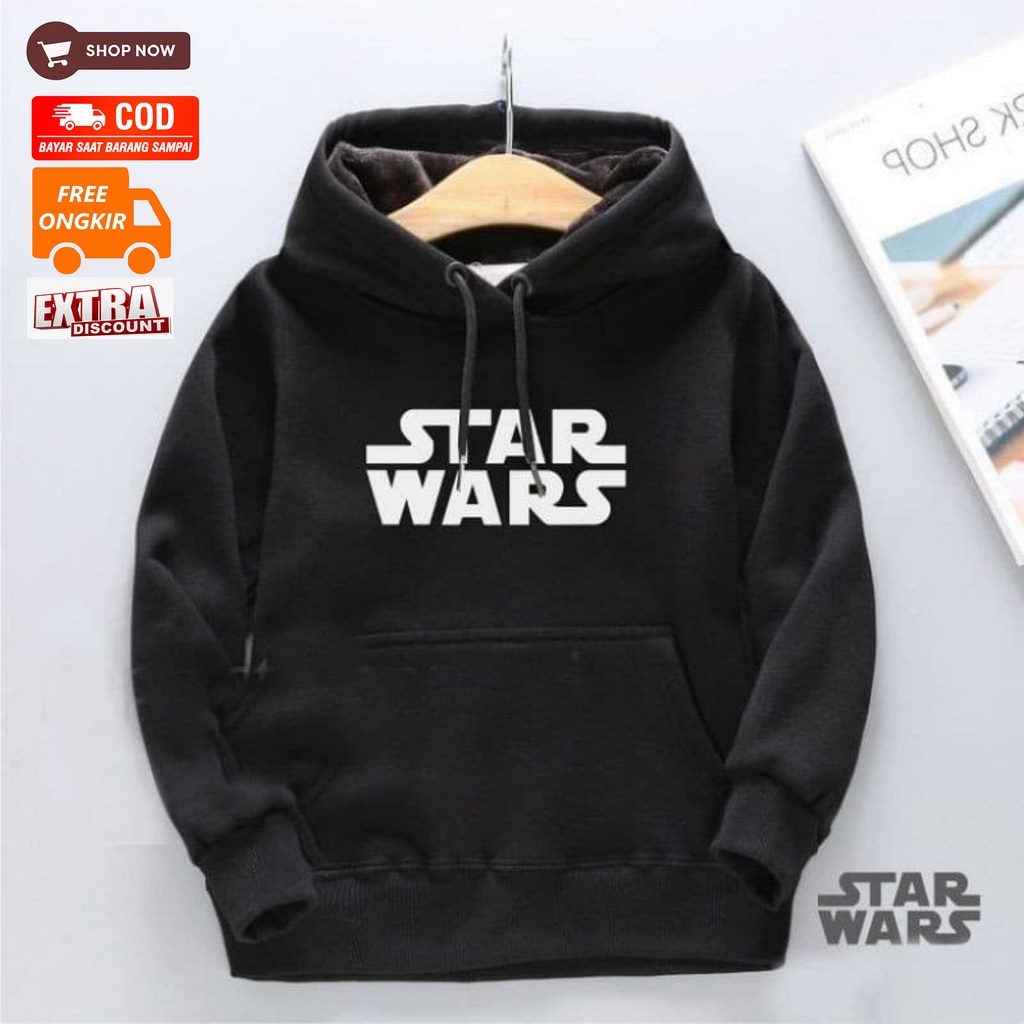 SWEATER HOODIE ANAK STAR WARS JAKET ANAK BAJU ANAK LAKI LAKI PEREMPUAN 2-7 tahun