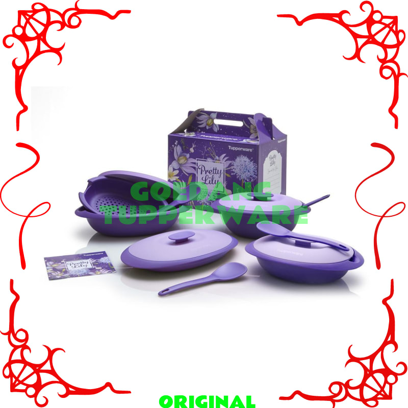 Peralatan Makan Set Tupperware Original-Wadah Saji Tupperware Original-Set Prasmanan