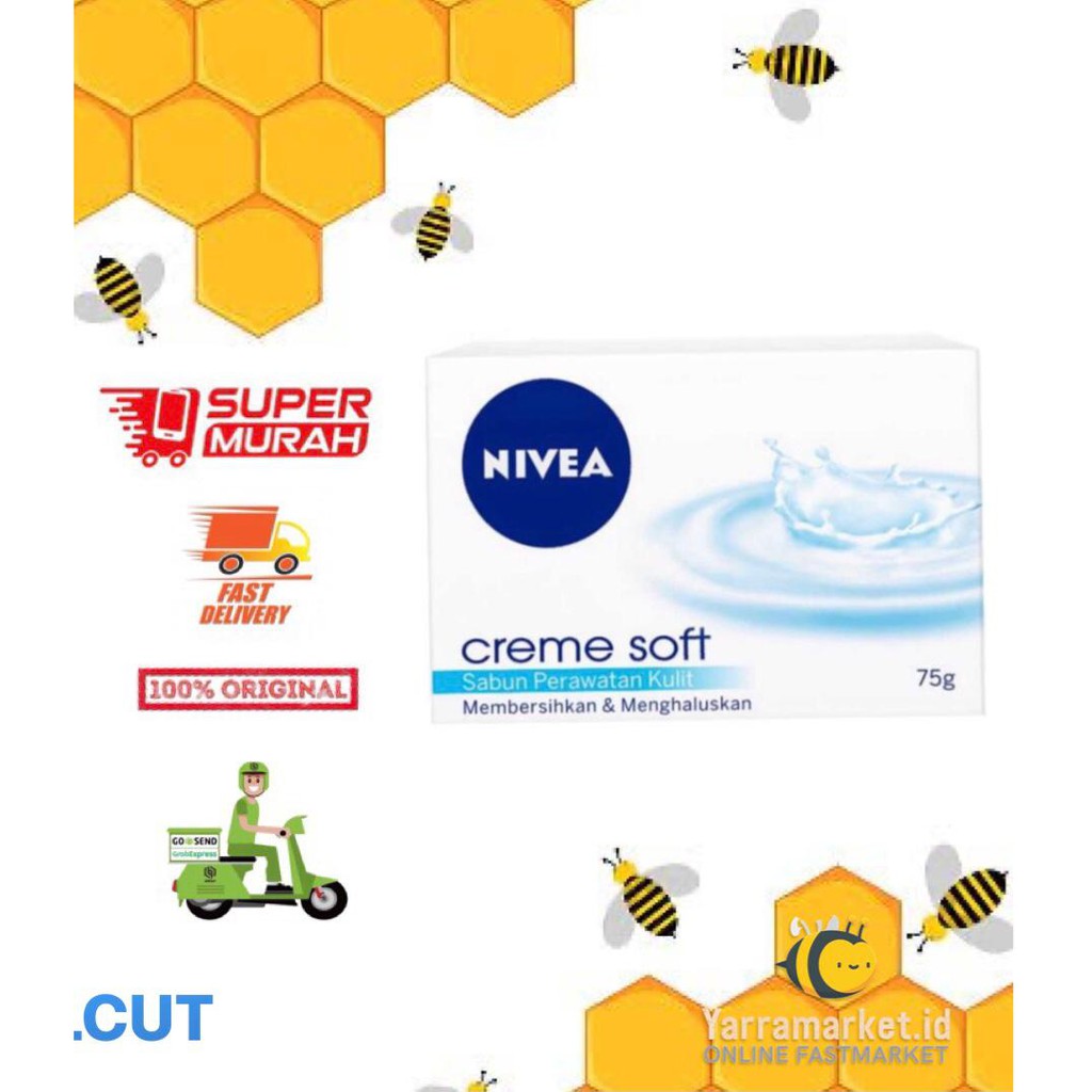 NIVEA CREAM SOFT /SABUN BATANG 75g