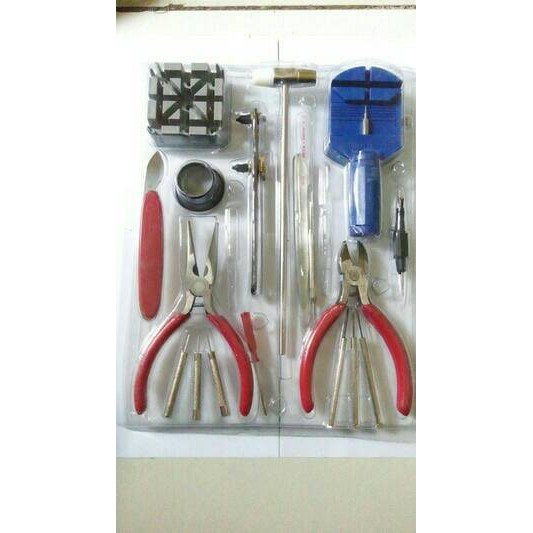 Tooll Kit Set Lengkap/Reparasi Alat Servis Jam+Tang Potong Termurah.