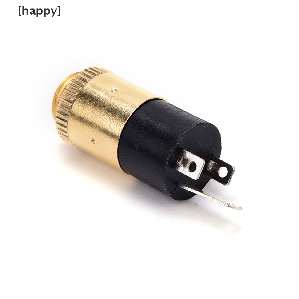 Ha 5pcs Pj392 Jack Audio 3.5mm Female Warna Emas Untuk Headphone