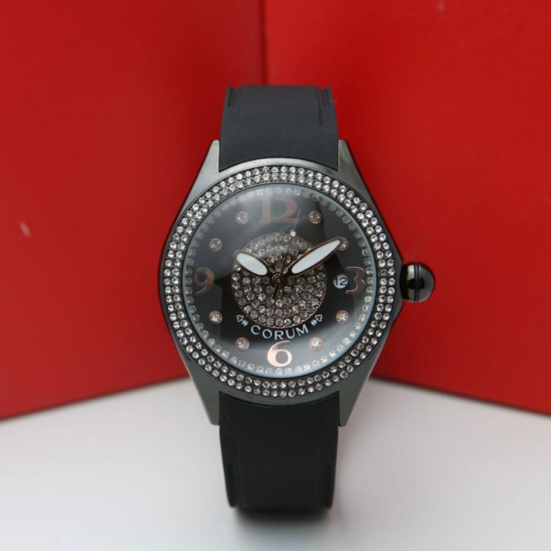 jam tangan terlaris CORUM 4cm. 185rb. case htm