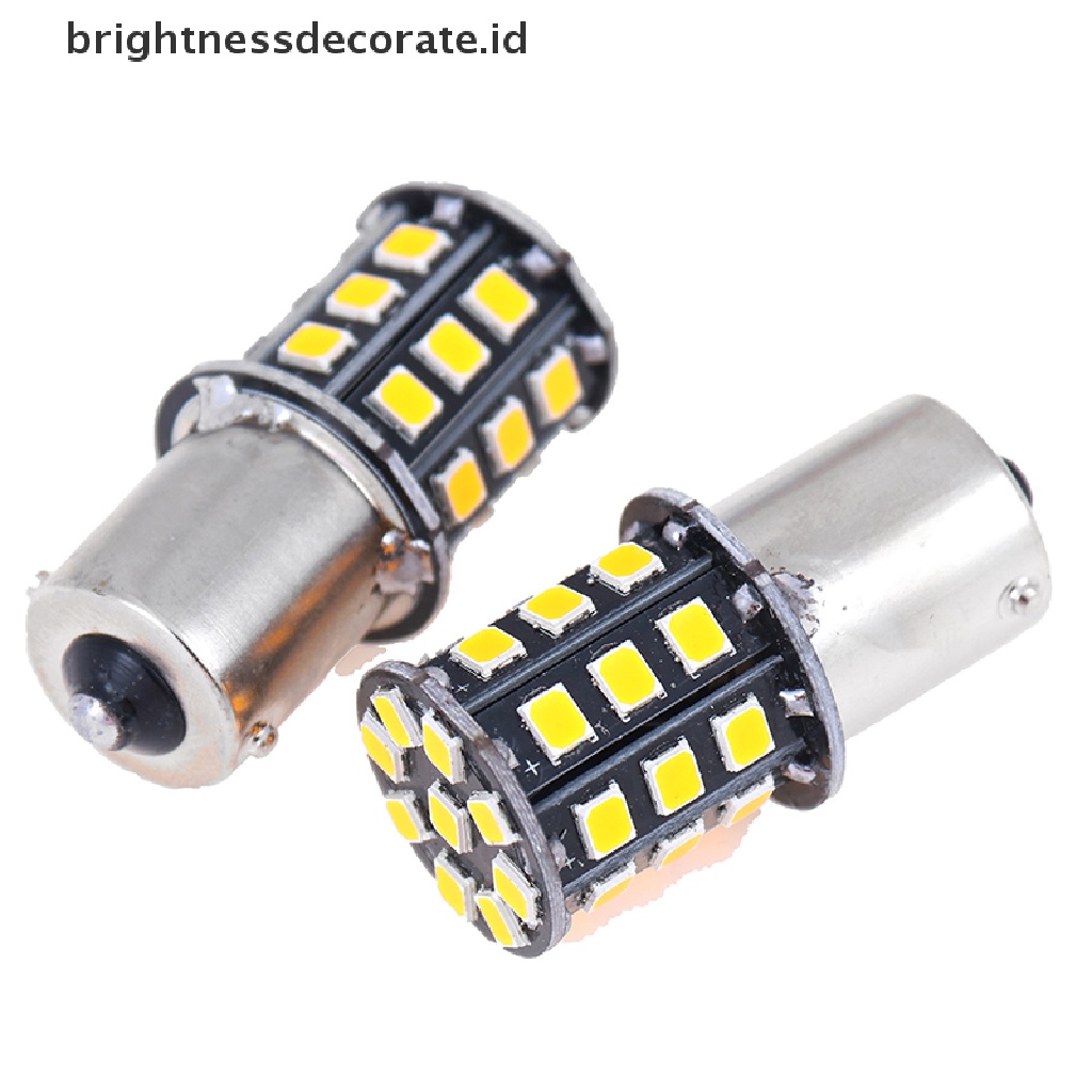 2pcs Lampu Led 1156 Ba15S 2835 33-smd Untuk Sein / Rem Mobil