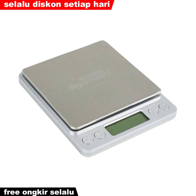 Timbangan Dapur Digital Kue Gram Akurat Taffware Digipounds Digital Scale 1kg 0.1g - i2000 Timbangan