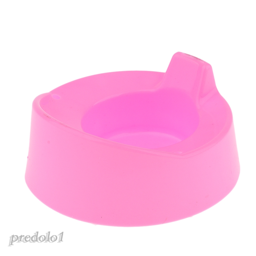 Wastafel Toilet Bahan Plastik Warna Pink Ukuran 25cm Untuk Boneka Mel-Chan