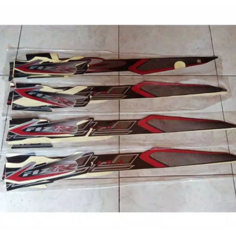 Striping Fiz R Fullcluth Hitam Silver 2001
