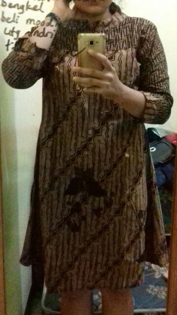 Atasan Batik Dolby Dolbi Dobby Doby Tenun Sutra Tulis Halus Katun Atbm Baron ,sarombit Atasan