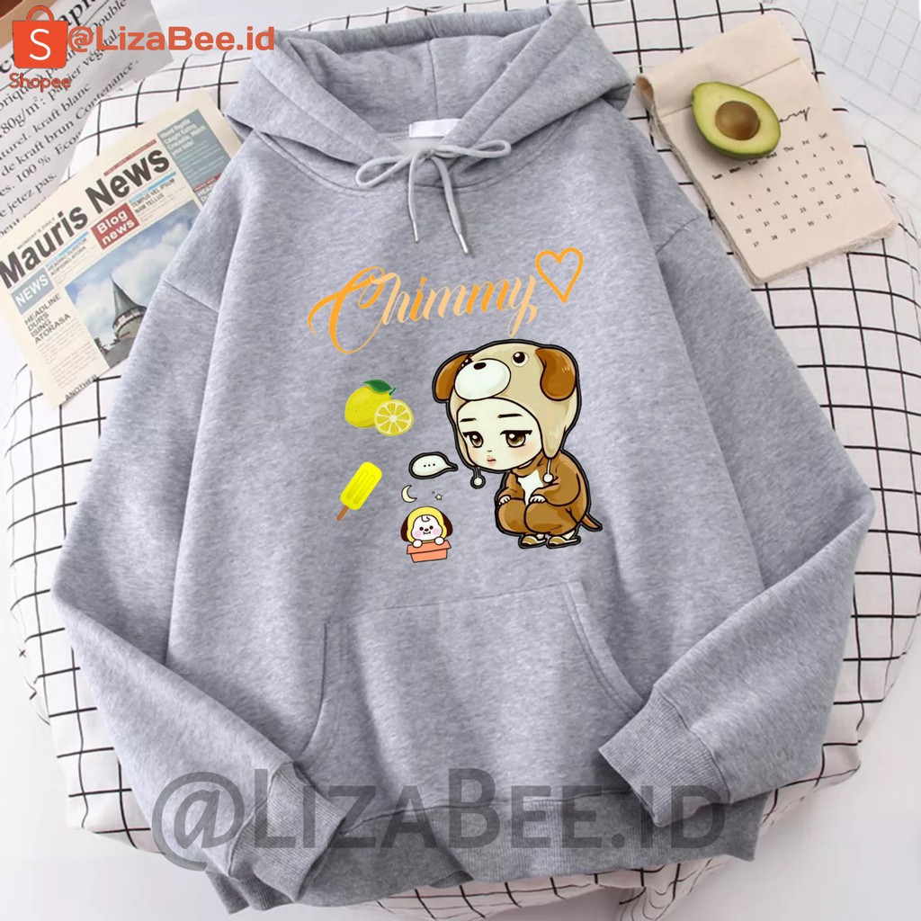 Hoodie Chimmy Bt21 Wanita Sweater Bt21 Chimmy Anak Perempuan Dewasa Hodie BTS Oversize Jumbo Murah