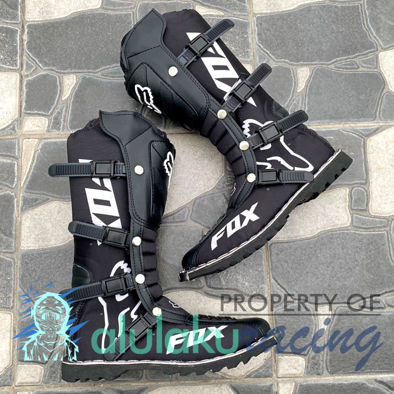 Jersey, Celana, Sarung Tangan &amp; Sepatu Fullprint with Protectors Fullset MX Trail Motocross - Paket Bundling ASCTFG051201-F41