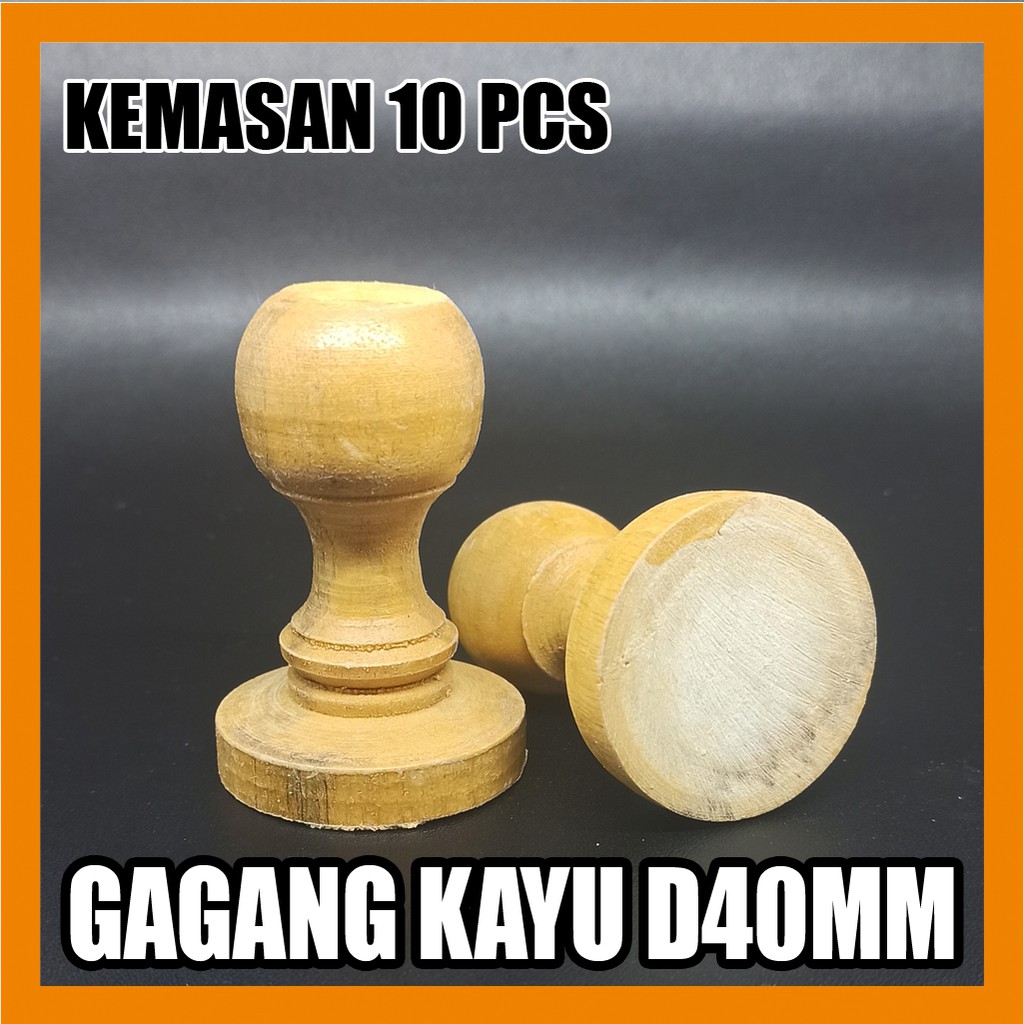 

Gagang Stempel Kayu D40 kemasan 10 pcs
