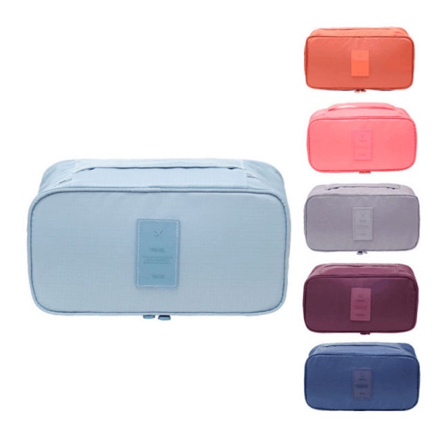 tempat kosmetik travel bag organizer bahan tebal dan anti air