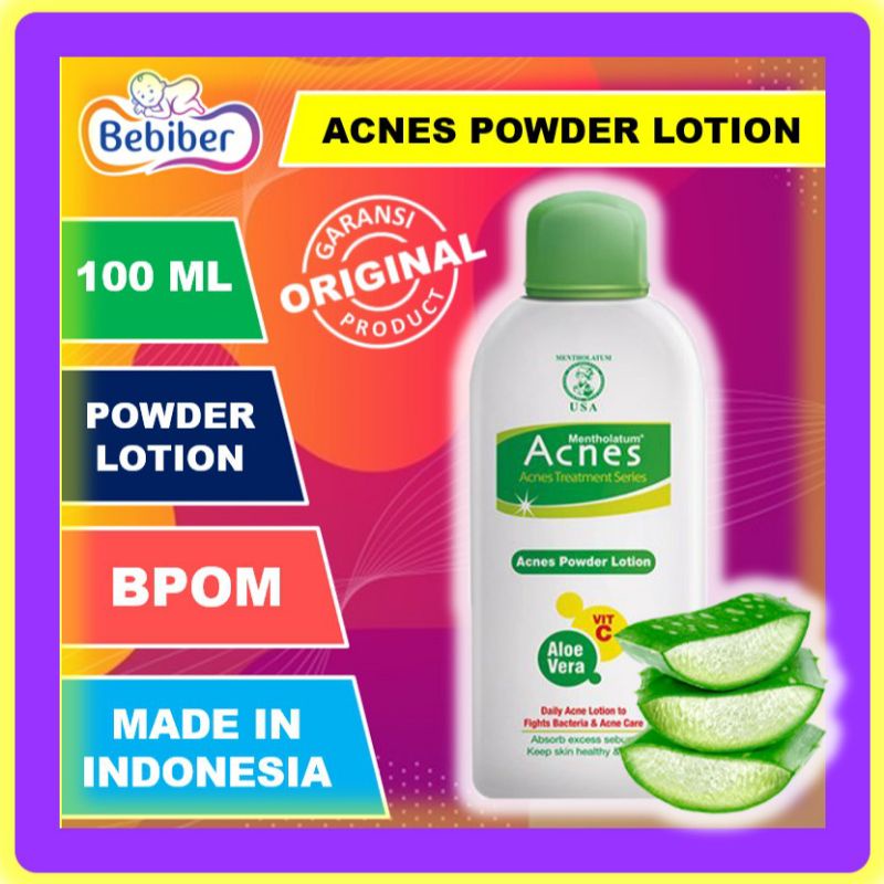 Acnes Powder Lotion 100ml / Lotion Wajah / BEBIBER