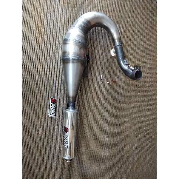 knalpot racing vespa buang kiri by c'minx