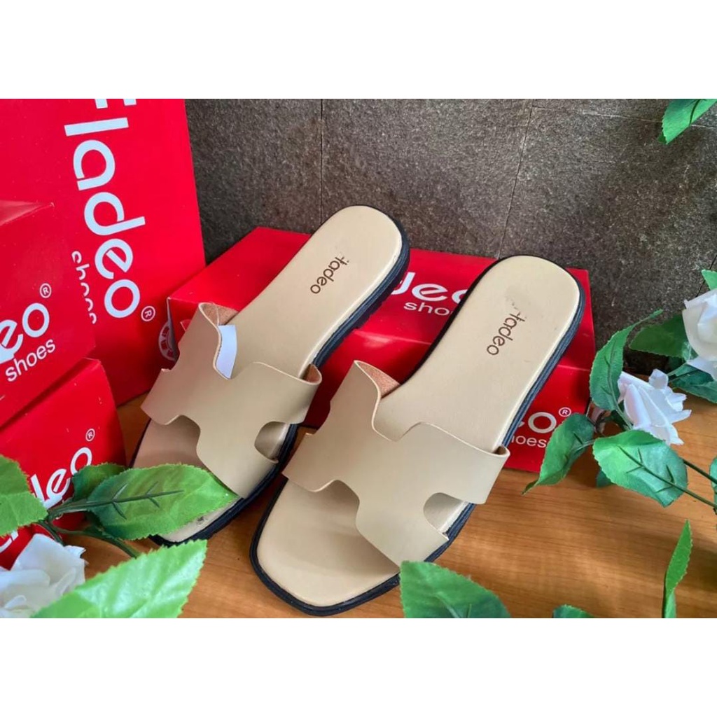 sandal fladeo / sandal slop/sandal H/sandal santai/sandal cantik/sandal teplek/sandal wanita