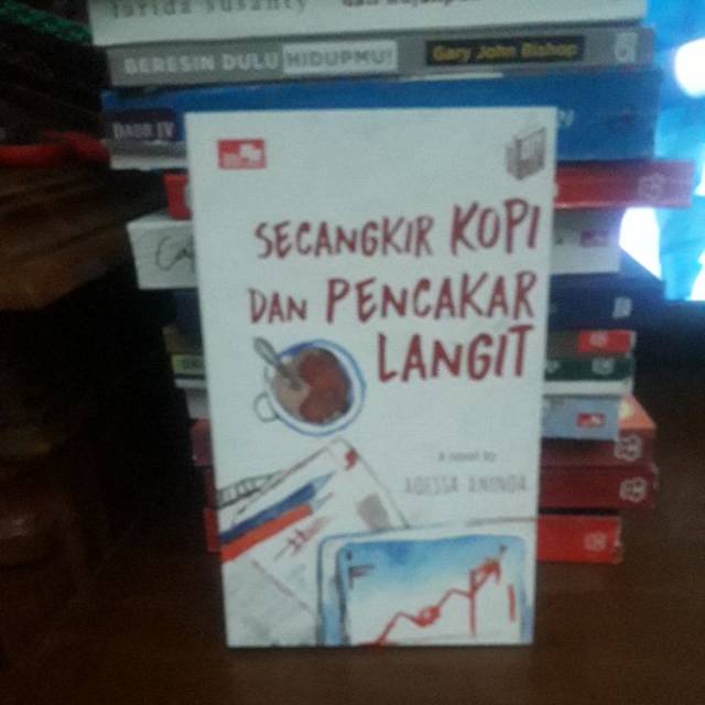 Secangkir kopi dan pencakar langit