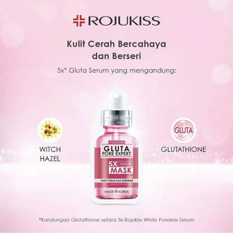 ☃️Cutezz_Ching1☃️Rojukiss 5x Serum Mask 25ml - Masker Wajah