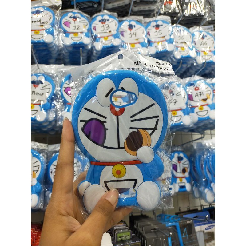 Silicon 3D case boneka Doraemon All type