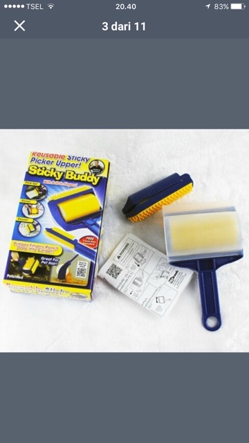 Sticky buddy( alat pembersih debu)