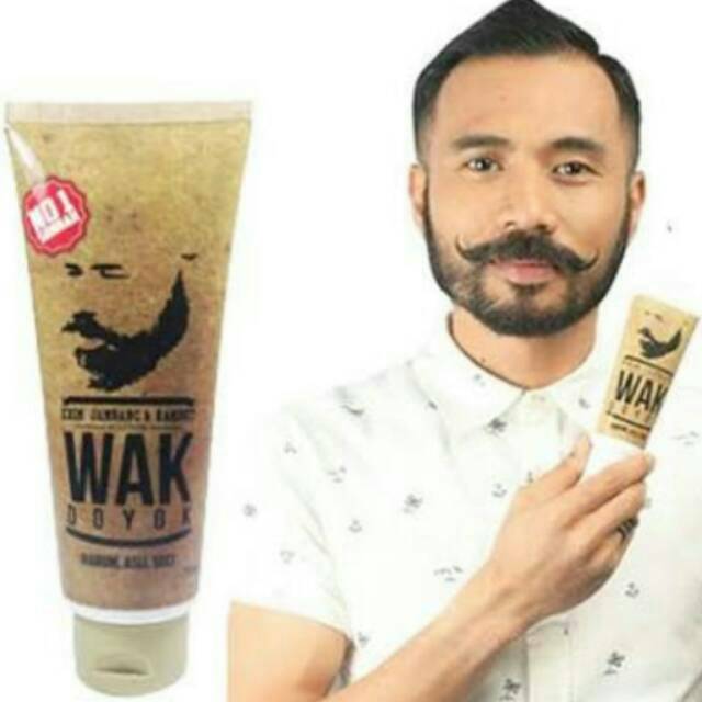 WAK DOYOK CREAM PENUMBUH RAMBUT JAMBANG KUMIS JENGGOT ALIS BULU HERBAL ORIGINAL/CREAM WAK DOYOK
