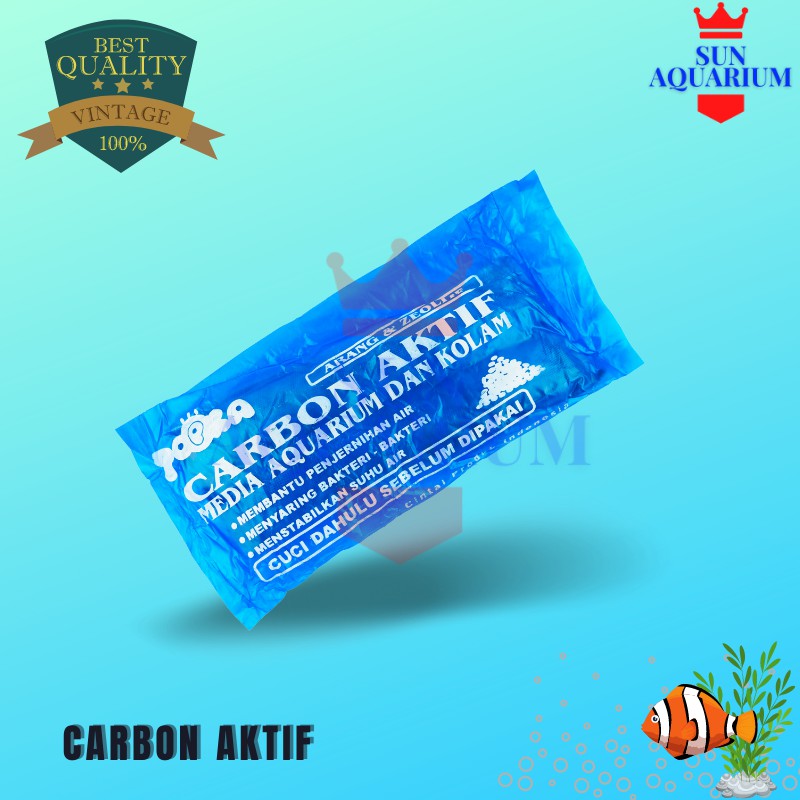 Carbon Aktif Filter Aquarium Carbon Aktif Penjernih Air