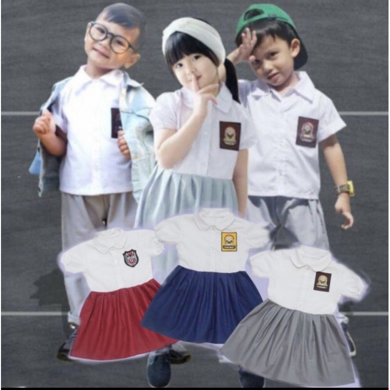 COD|BAJU SMA SMP SD DILAN MILEA  / Baju SMA anak |/SMA BAYI / Seragam Dilan Milea / Seragam Bay