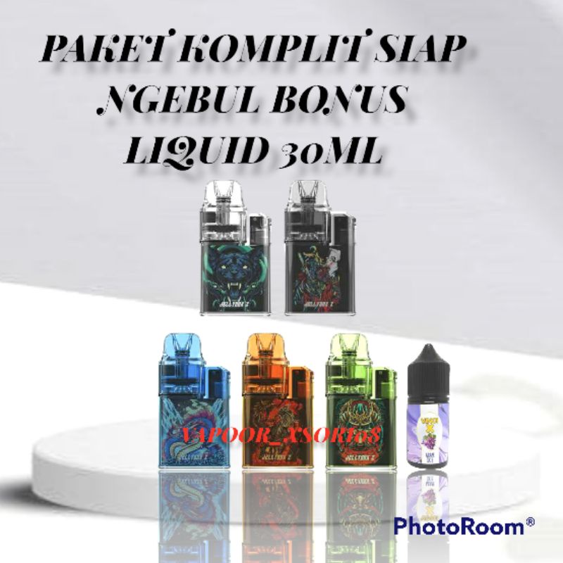 Terbaru (COD) (COD) elektronik kecil lainnya Full Sett Vapoor Vapee Jelly Bok_Z 850Mah Original My one jaya