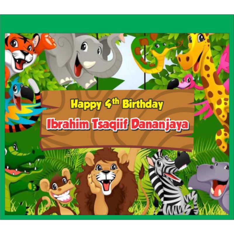 Tas Ulang Tahun ready stok-Custom desain