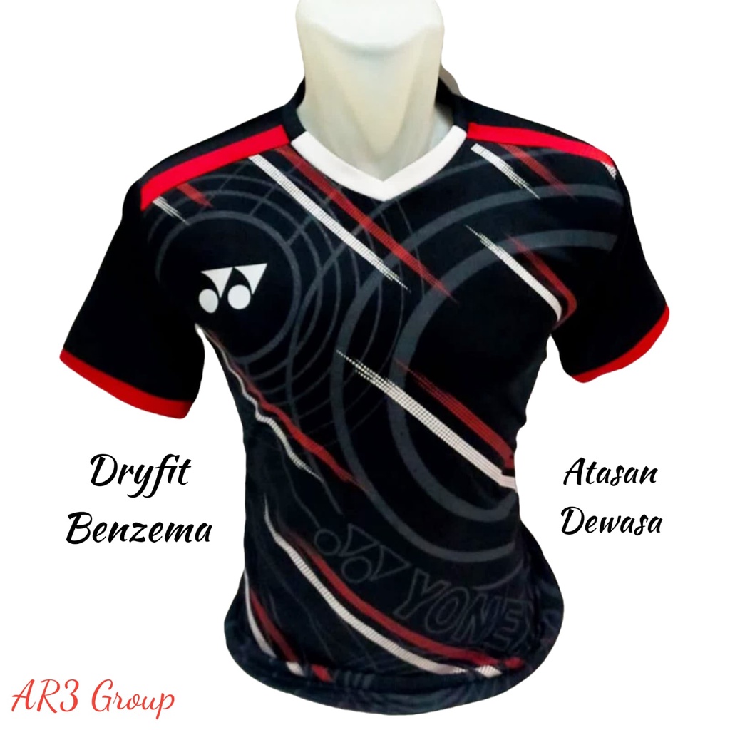 Baju atasan olahraga pria/wanita baju badminton baju bulutangkis baju volly baju olahraga motif terbaru
