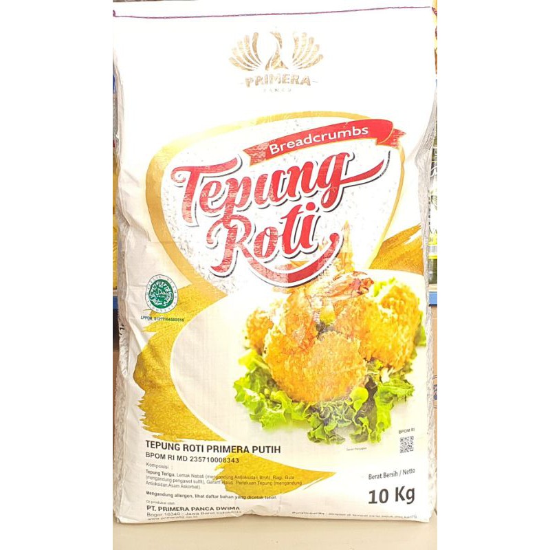 Panir Panko Primera Putih 500G / Tepung Roti Putih / Bread Crumb white / Tepung Krispi