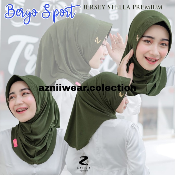 BERGO SPORT PREMIUM BY ZAHRA HIJAB