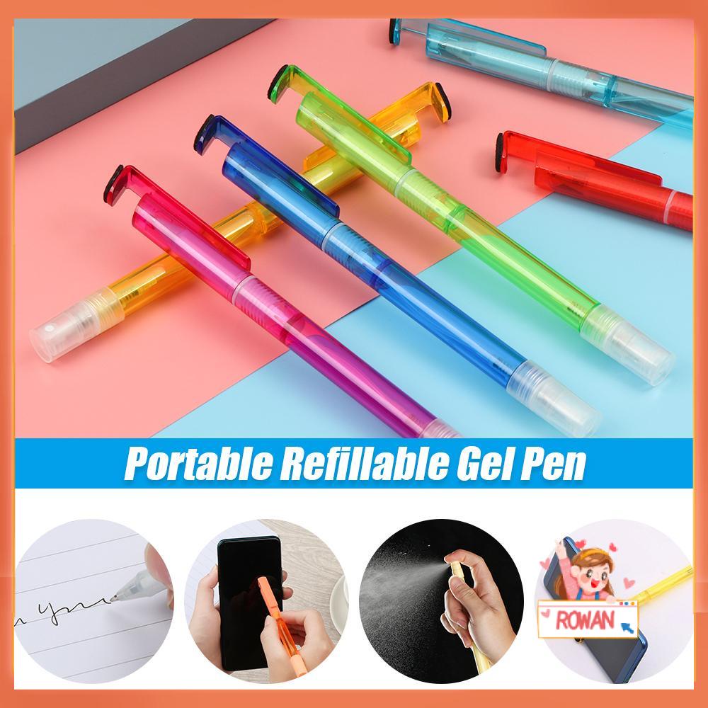 Row Botol Spray Gel Disinfektan Mini Portable Bisa Refill Holder Handphone / Parfum Untuk Sekolah / Kantor