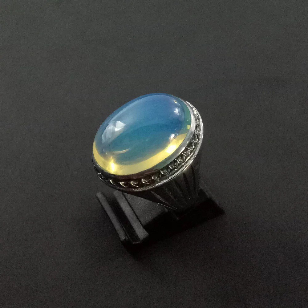 Cincin Batu Berjad Api Dengan Ring Tanam Anti Luntur Lebih Simpel Dan Elegan