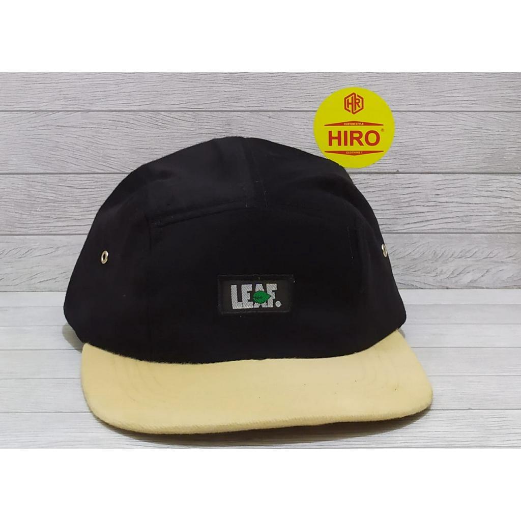 [COD]Topi Distro Pria/Topi Snapback Bordir Lef Lima Panel New Model/Topi Keren