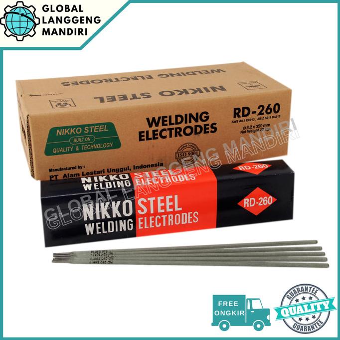 Wire | Kawat Las Nikko Rd260 2.6Mm (5Kg) / Rd 260 2.6 Mm Steel