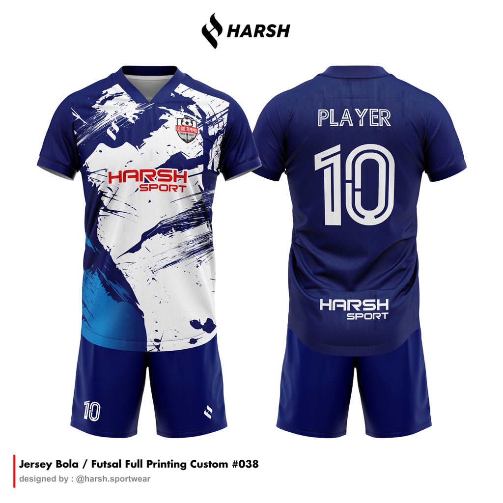 Jual Jersey Futsal / Sepak Bola Full Priting Bebas Custom Design Free ...