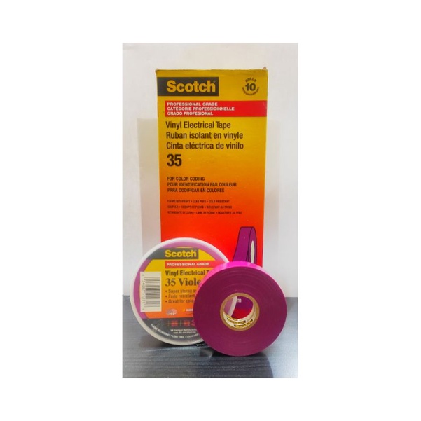 3M Scotch 35 Vinyl Electrical Tape Violet