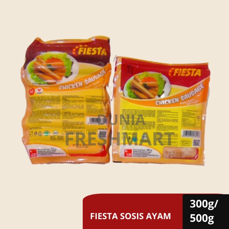 

Fiesta Sosis Ayam 300gr/500gr Chicken Sausage SOSI AYAM